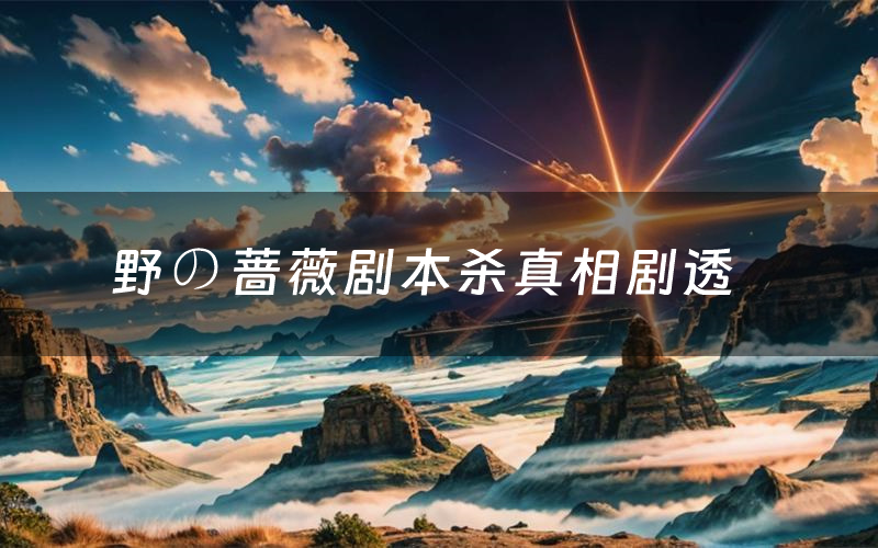 野の蔷薇剧本杀真相剧透