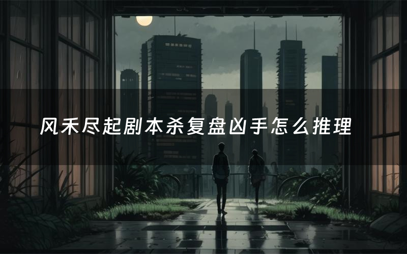 风禾尽起剧本杀复盘凶手怎么推理