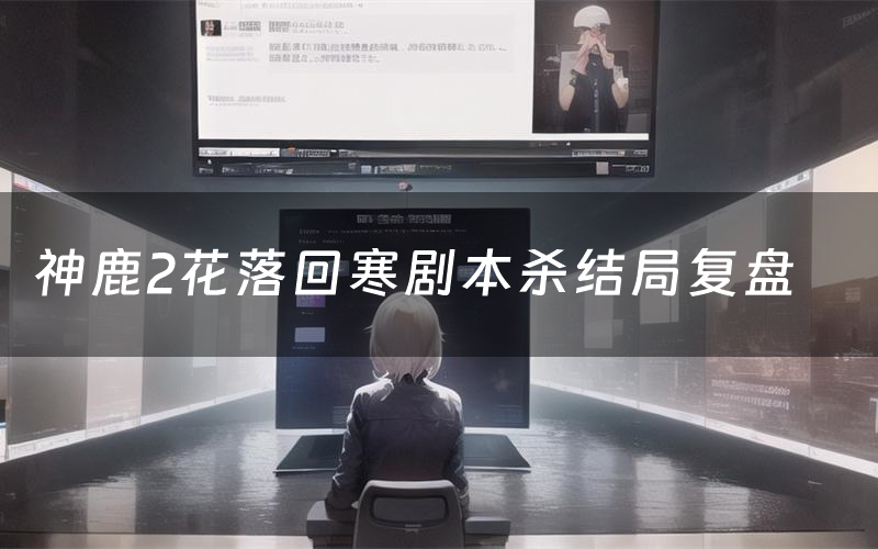 神鹿2花落回寒剧本杀结局复盘