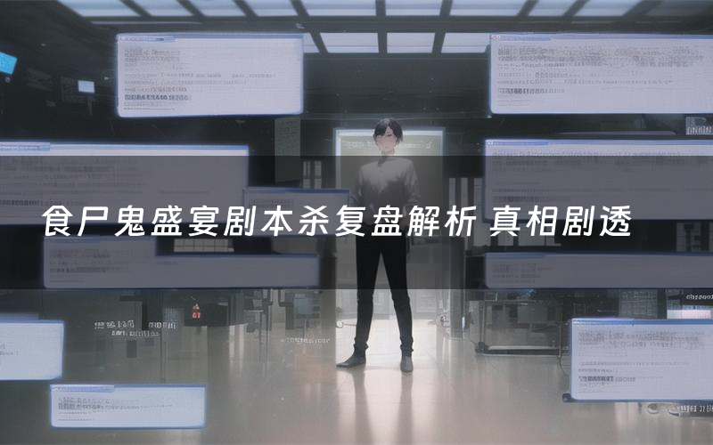 食尸鬼盛宴剧本杀复盘解析 真相剧透