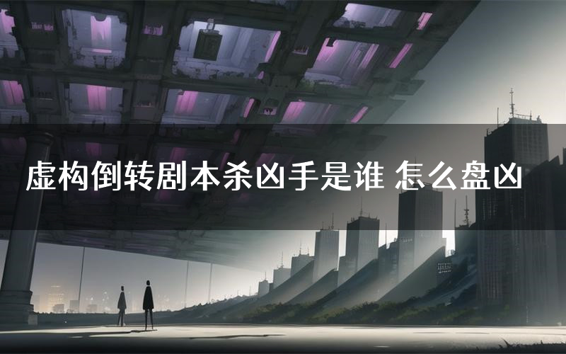 虚构倒转剧本杀凶手是谁 怎么盘凶