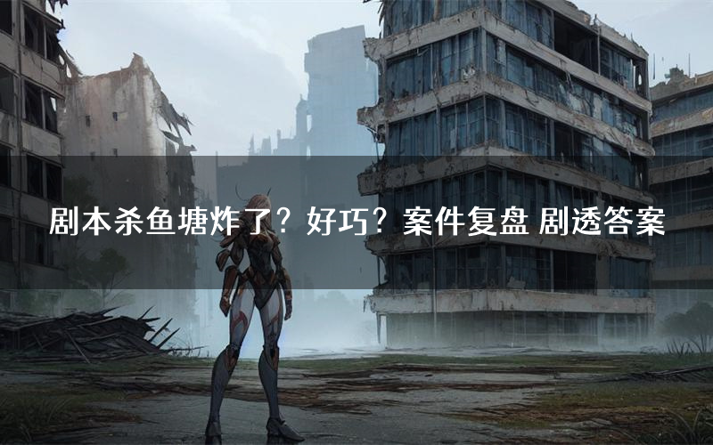 剧本杀鱼塘炸了?好巧?案件复盘 剧透答案