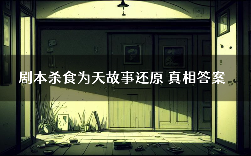 剧本杀食为天故事还原 真相答案