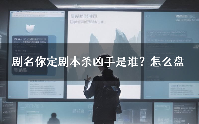 剧名你定剧本杀凶手是谁?怎么盘